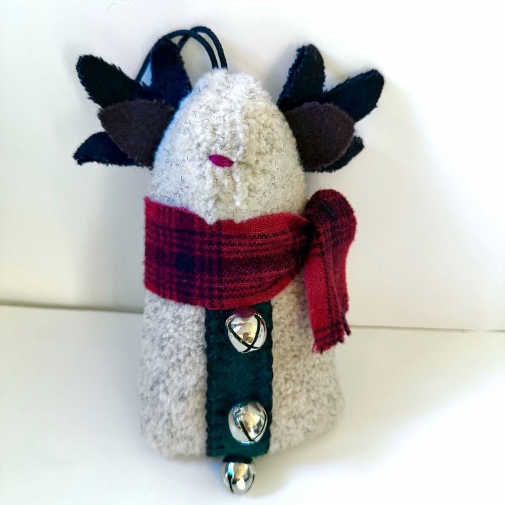 VTG Woof & Poof 90s Reindeer Door Hanger Decoration Whimsical Collectible RARE